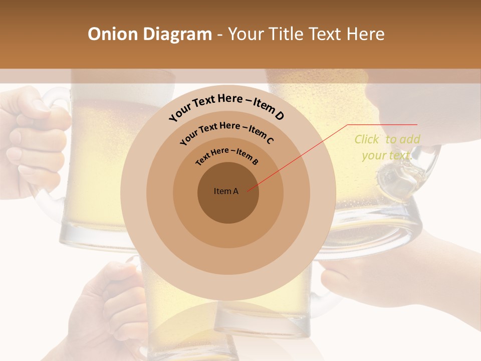 Drink Glass White PowerPoint Template