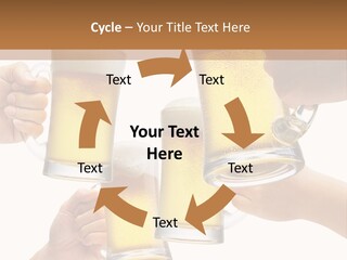 Drink Glass White PowerPoint Template