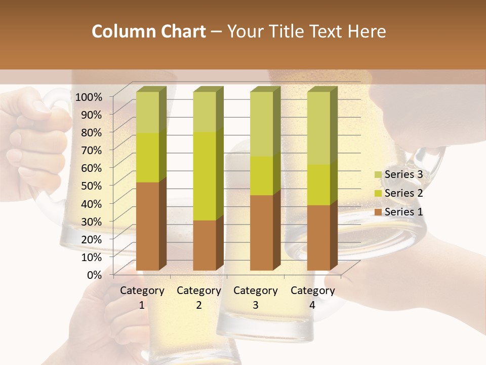 Drink Glass White PowerPoint Template
