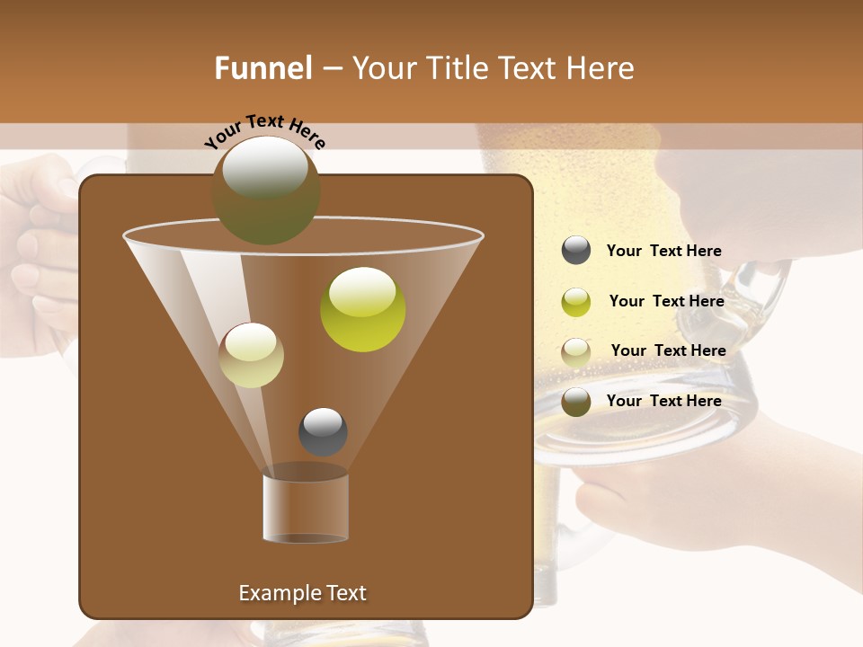 Drink Glass White PowerPoint Template