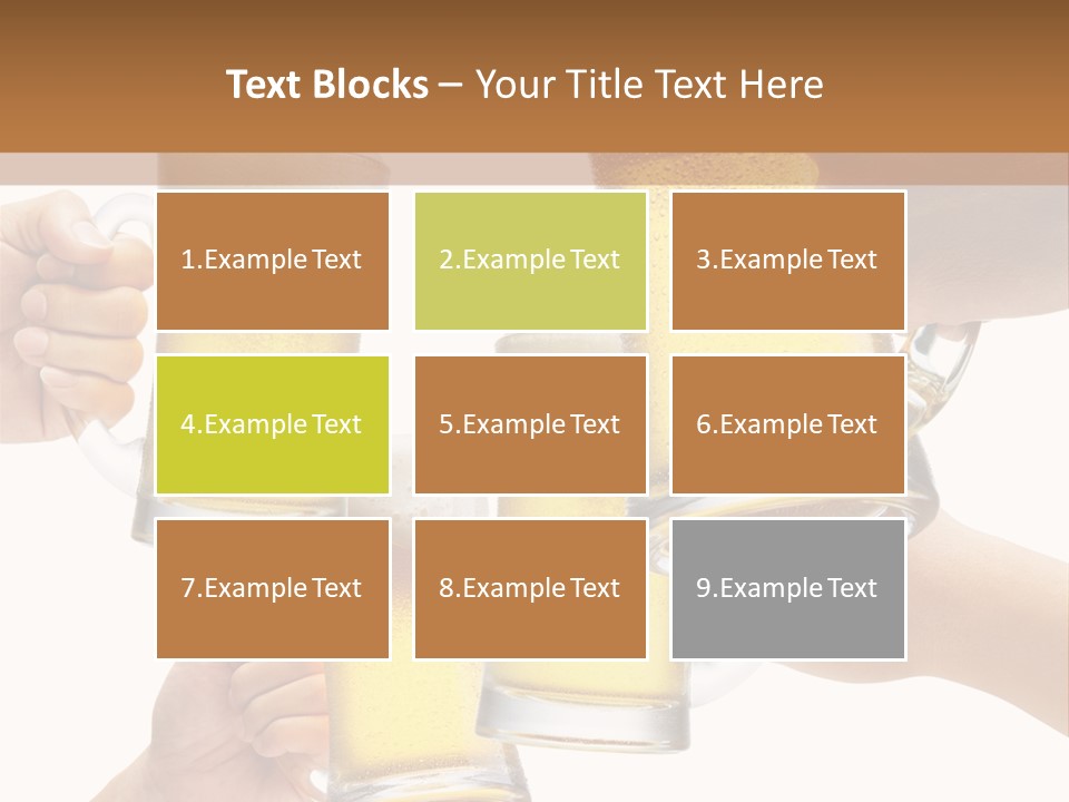 Drink Glass White PowerPoint Template