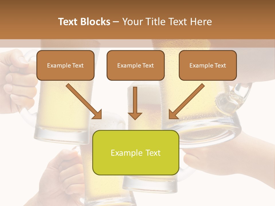 Drink Glass White PowerPoint Template