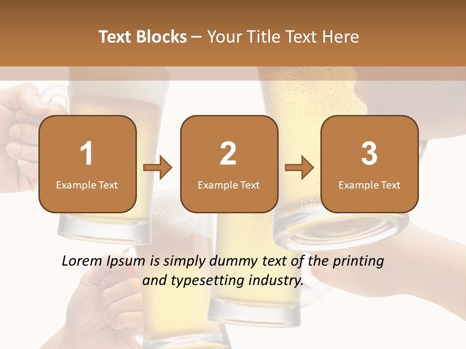 Drink Glass White PowerPoint Template