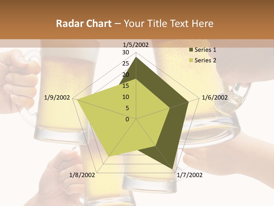 Drink Glass White PowerPoint Template