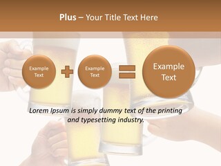 Drink Glass White PowerPoint Template