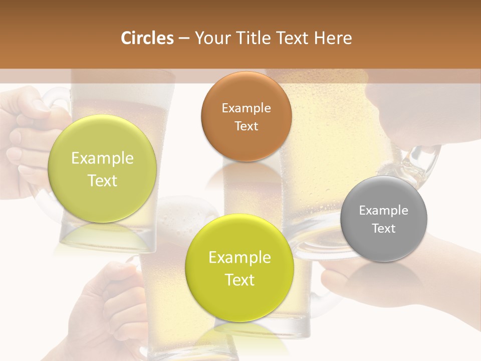 Drink Glass White PowerPoint Template