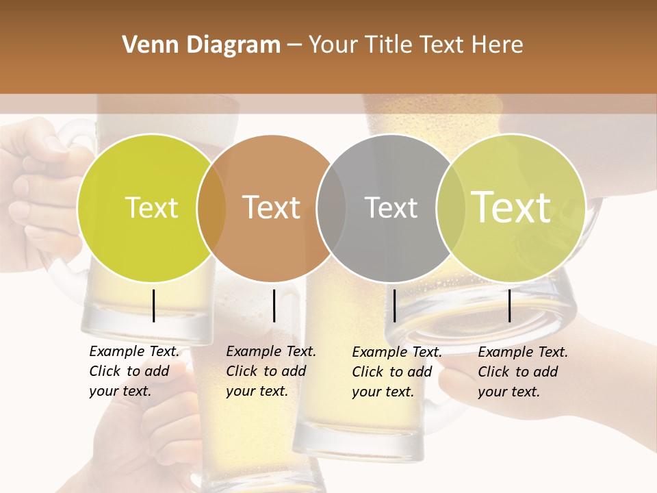 Drink Glass White PowerPoint Template