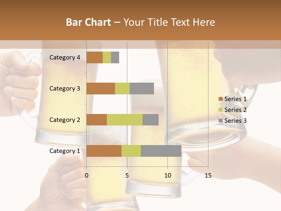 Drink Glass White PowerPoint Template