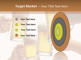Drink Glass White PowerPoint Template