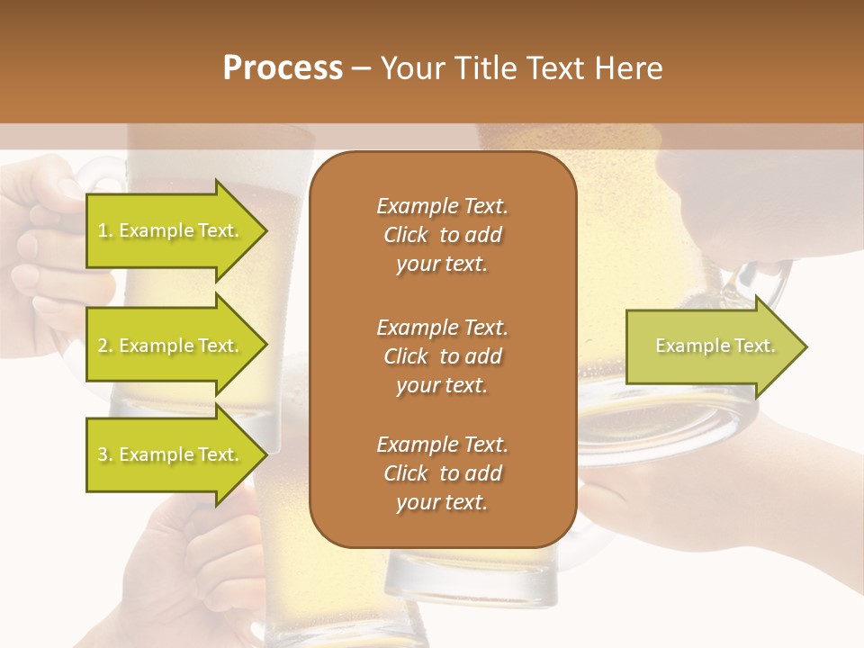 Drink Glass White PowerPoint Template