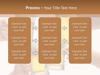 Drink Glass White PowerPoint Template