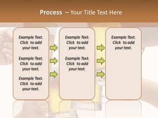 Drink Glass White PowerPoint Template