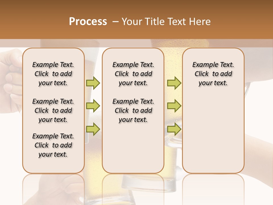 Drink Glass White PowerPoint Template