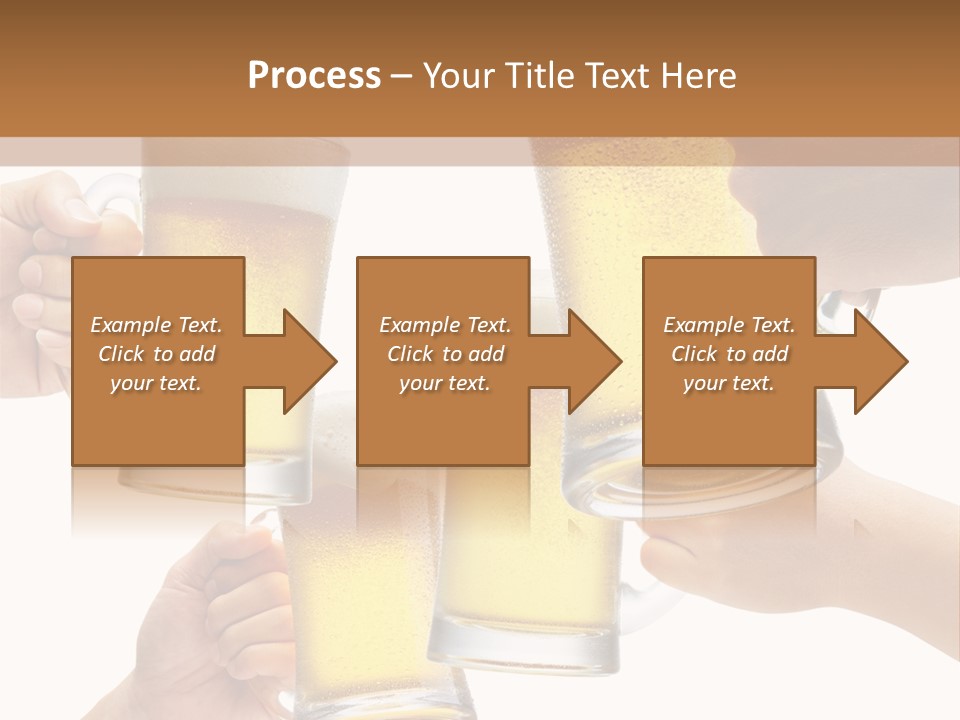 Drink Glass White PowerPoint Template