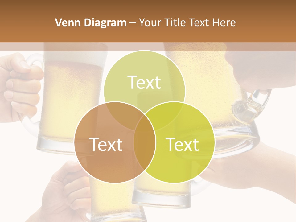 Drink Glass White PowerPoint Template