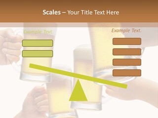 Drink Glass White PowerPoint Template