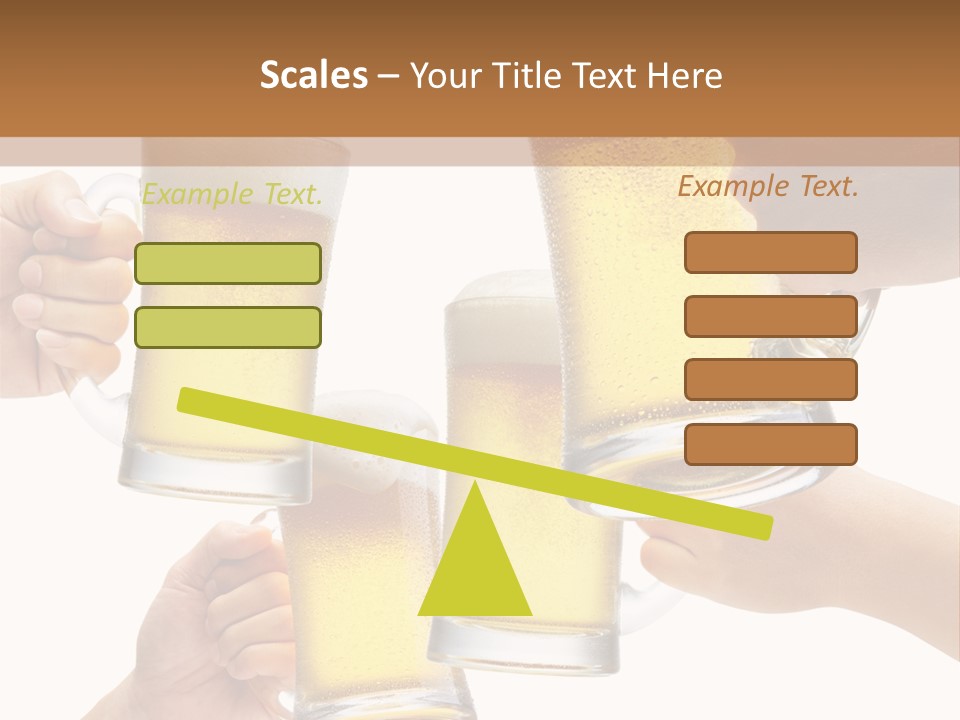 Drink Glass White PowerPoint Template