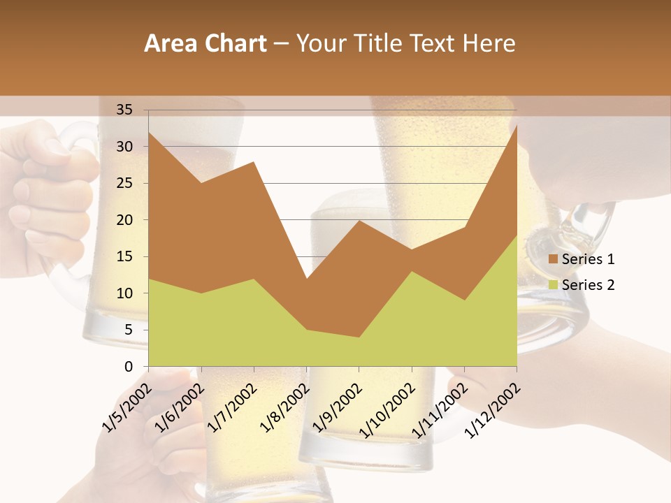 Drink Glass White PowerPoint Template