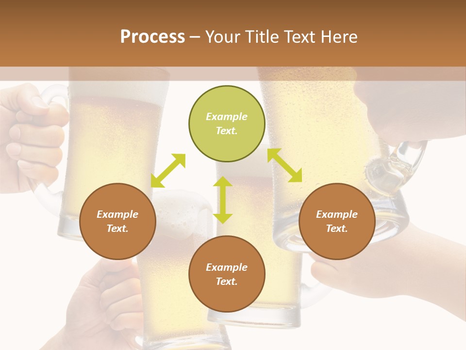 Drink Glass White PowerPoint Template