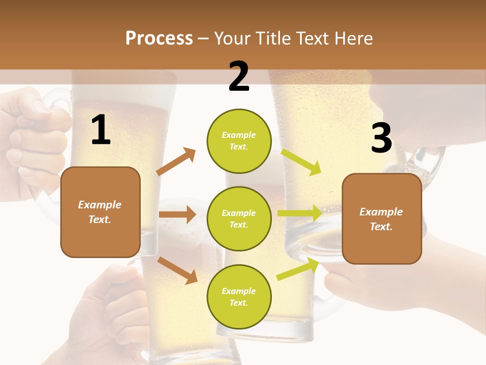Drink Glass White PowerPoint Template