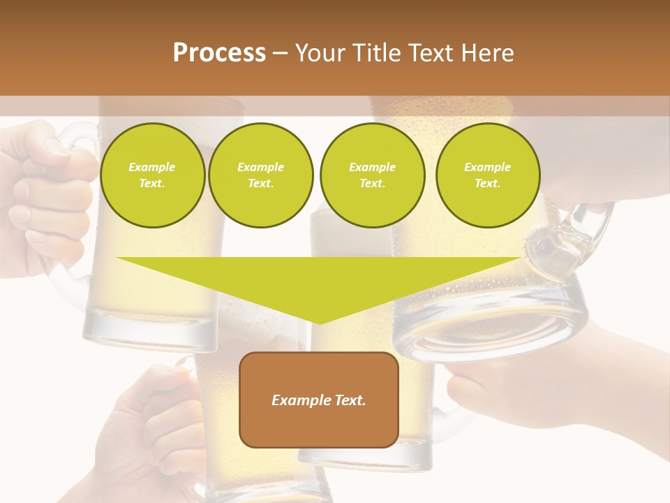 Drink Glass White PowerPoint Template