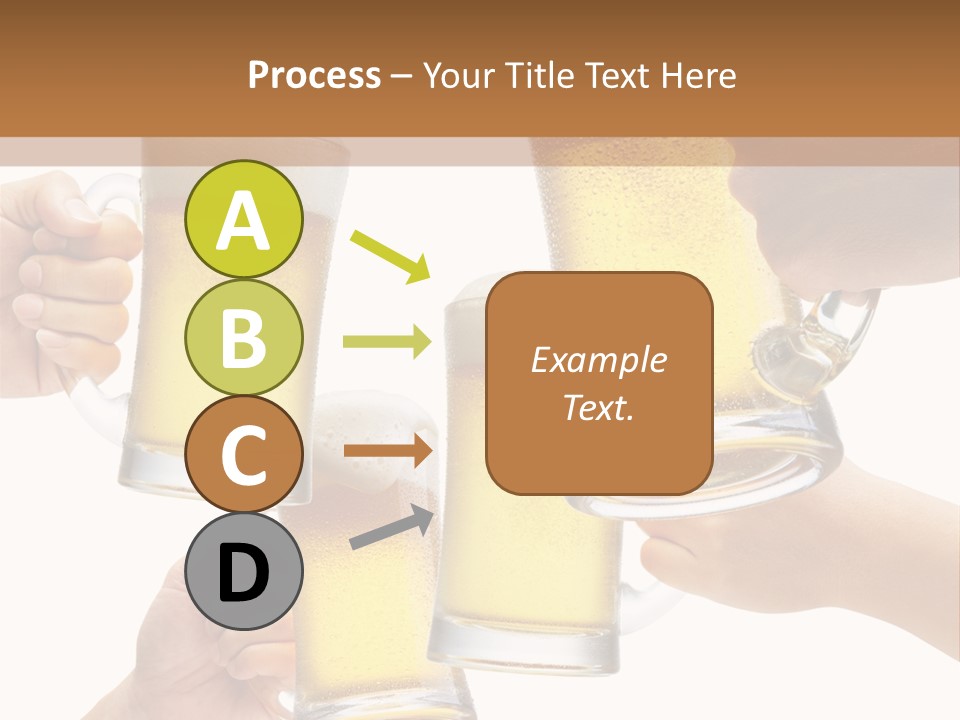 Drink Glass White PowerPoint Template