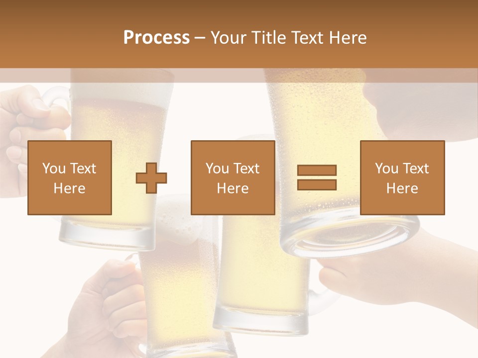 Drink Glass White PowerPoint Template