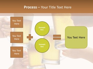 Drink Glass White PowerPoint Template