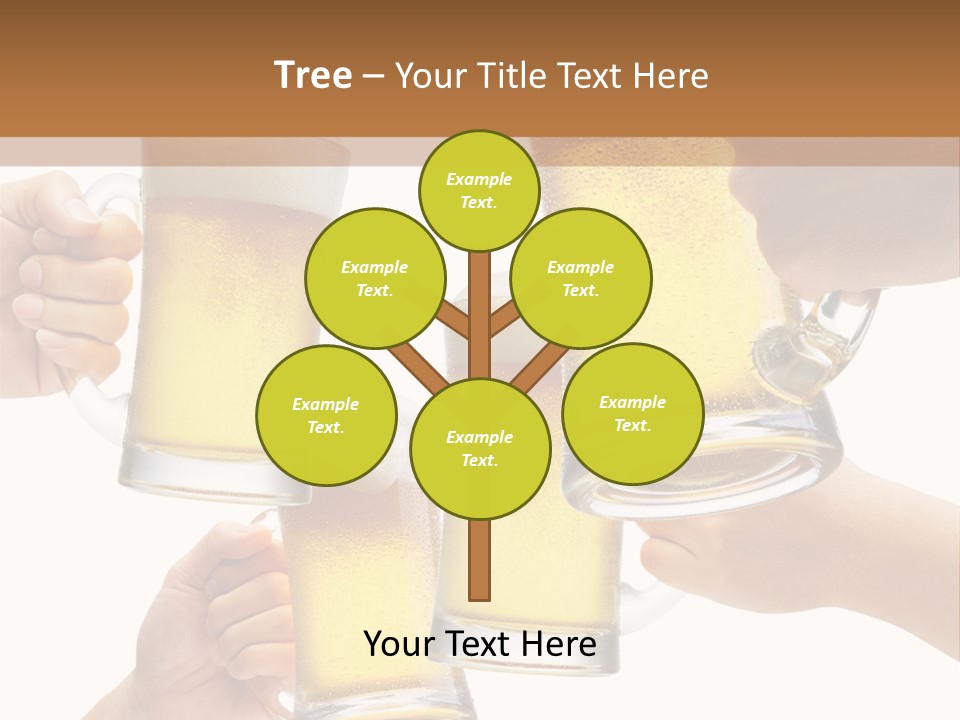 Drink Glass White PowerPoint Template