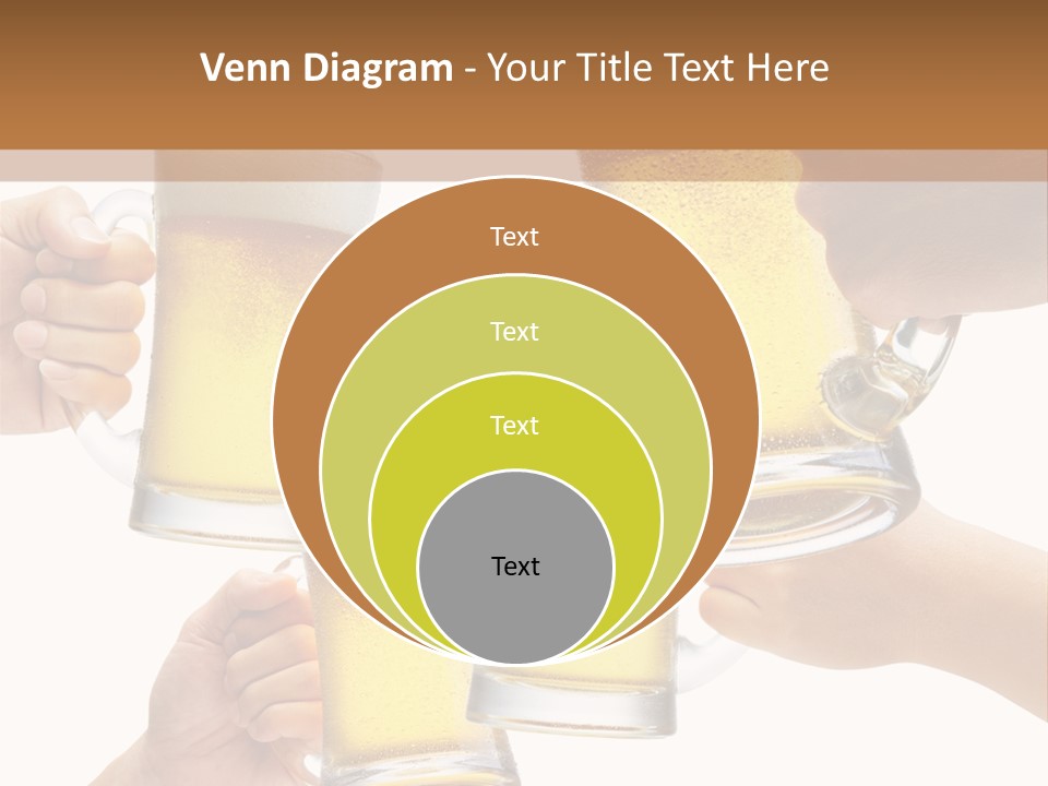 Drink Glass White PowerPoint Template