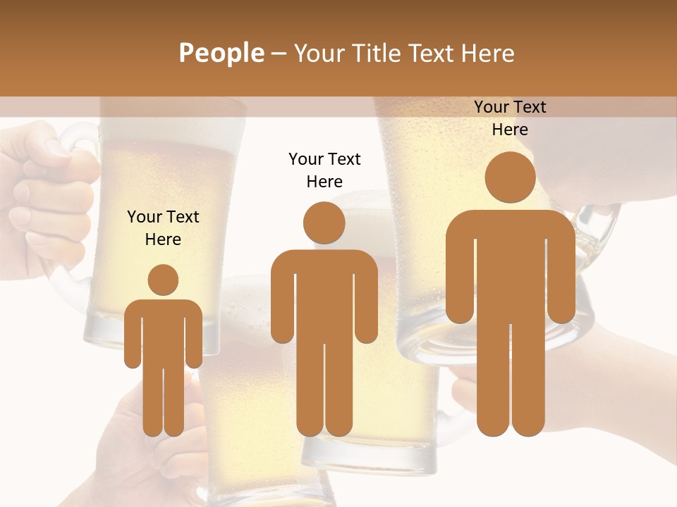Drink Glass White PowerPoint Template