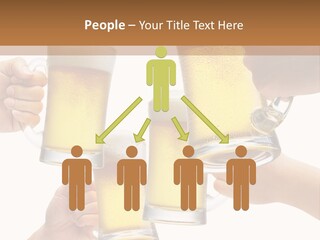 Drink Glass White PowerPoint Template
