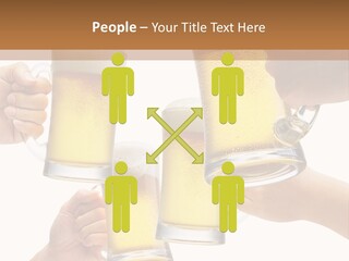 Drink Glass White PowerPoint Template
