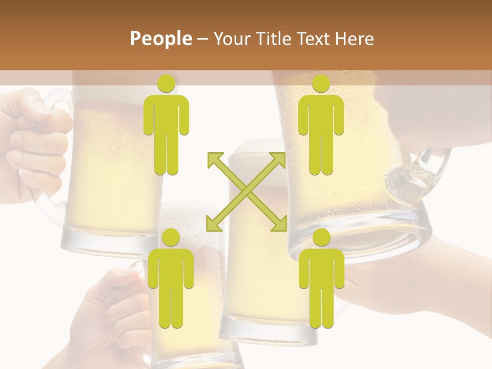 Drink Glass White PowerPoint Template