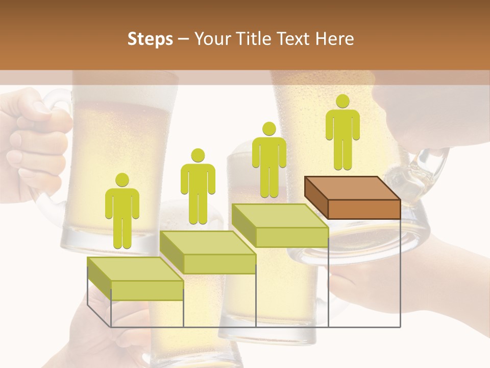 Drink Glass White PowerPoint Template