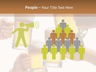 Drink Glass White PowerPoint Template