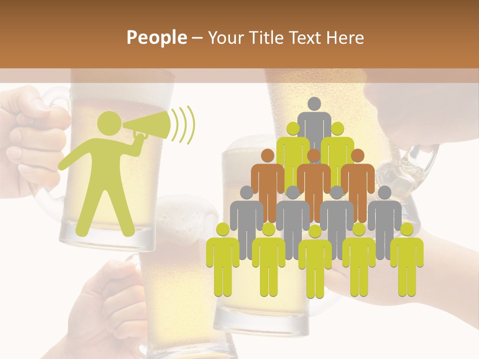 Drink Glass White PowerPoint Template