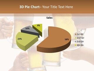 Drink Glass White PowerPoint Template