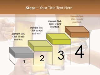 Drink Glass White PowerPoint Template
