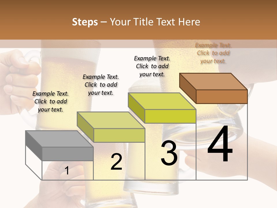 Drink Glass White PowerPoint Template