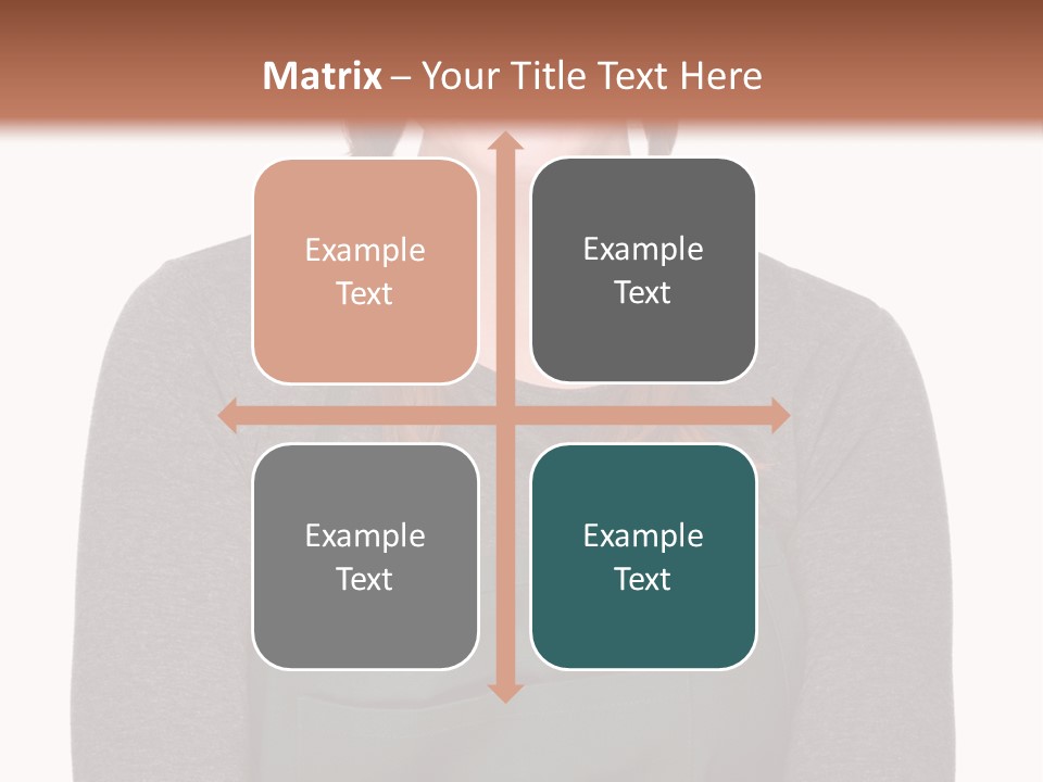 A Woman Wearing An Apron And A Hat PowerPoint Template