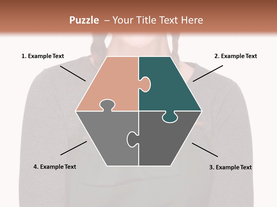 A Woman Wearing An Apron And A Hat PowerPoint Template