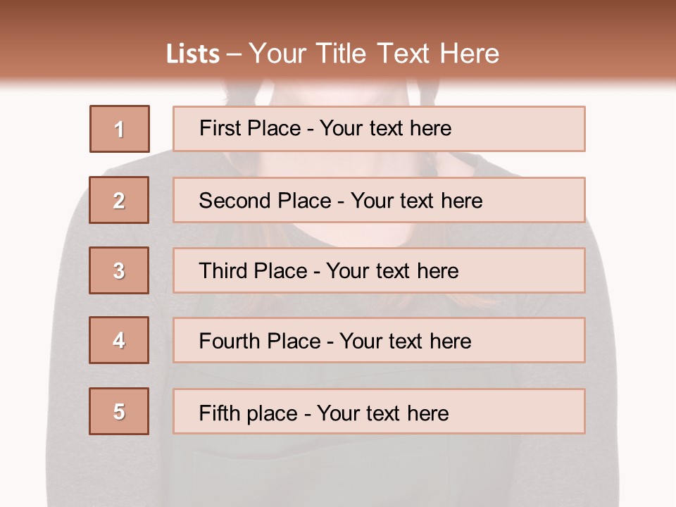 A Woman Wearing An Apron And A Hat PowerPoint Template