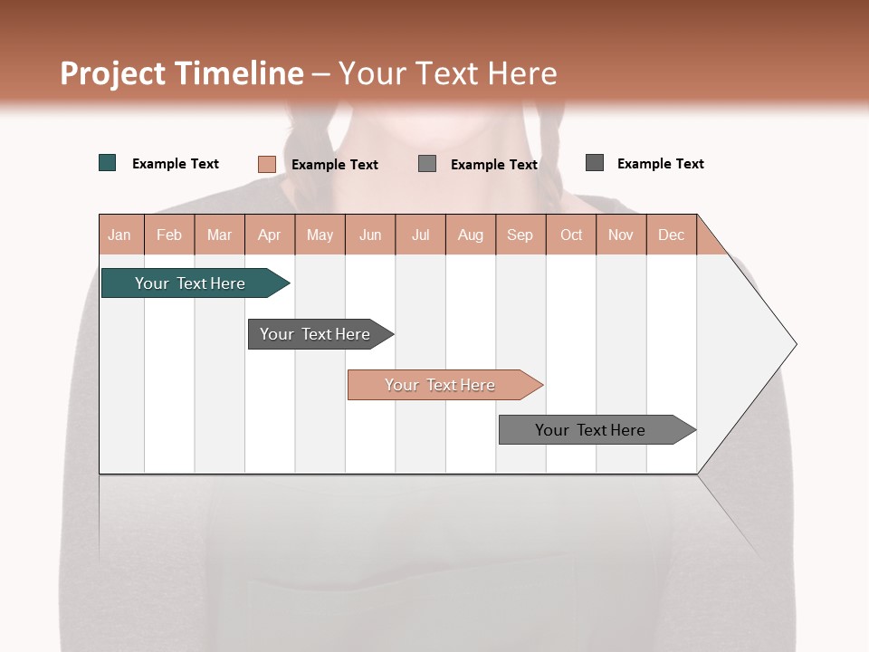 A Woman Wearing An Apron And A Hat PowerPoint Template