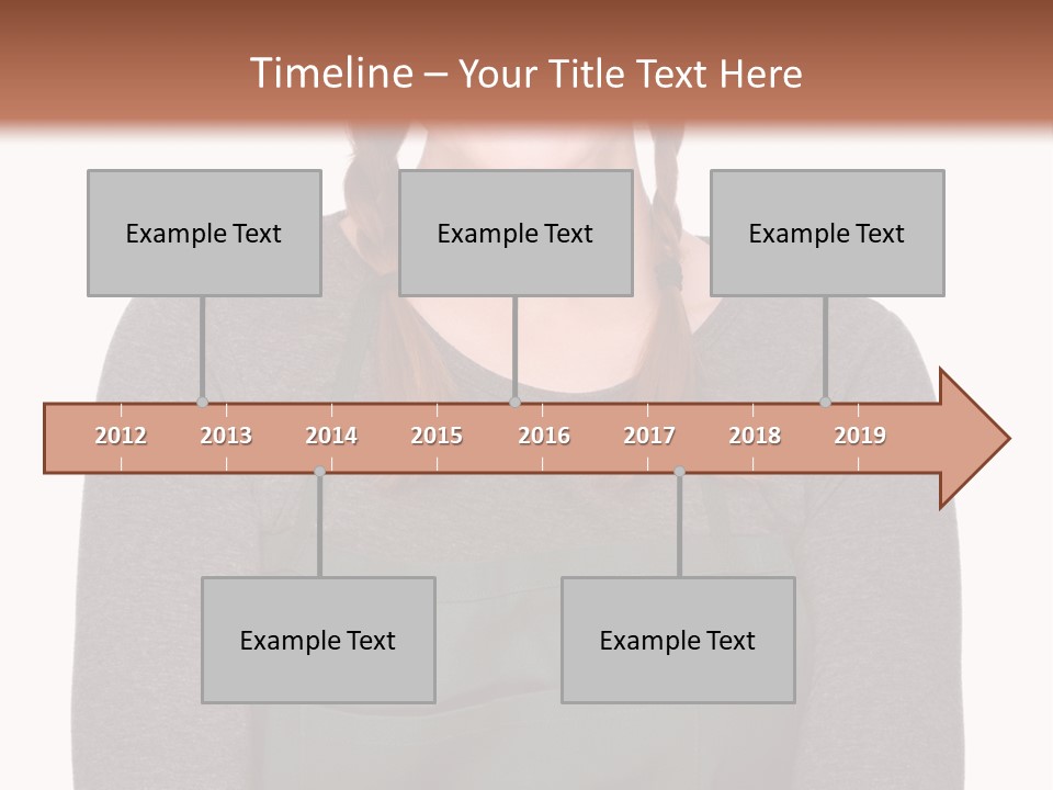 A Woman Wearing An Apron And A Hat PowerPoint Template