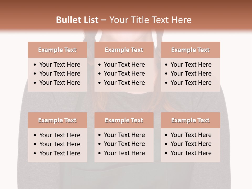 A Woman Wearing An Apron And A Hat PowerPoint Template