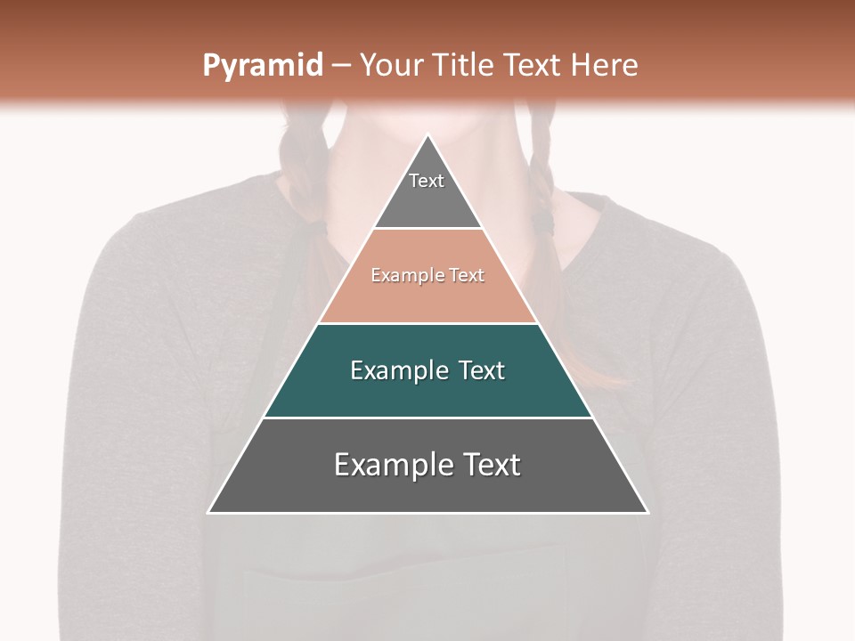 A Woman Wearing An Apron And A Hat PowerPoint Template