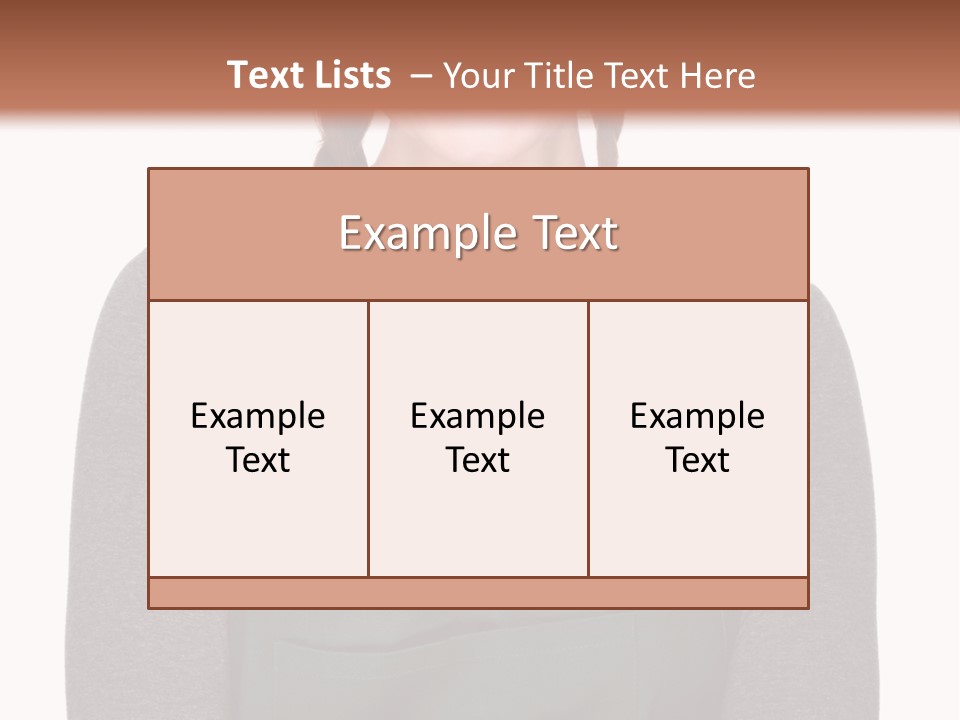 A Woman Wearing An Apron And A Hat PowerPoint Template