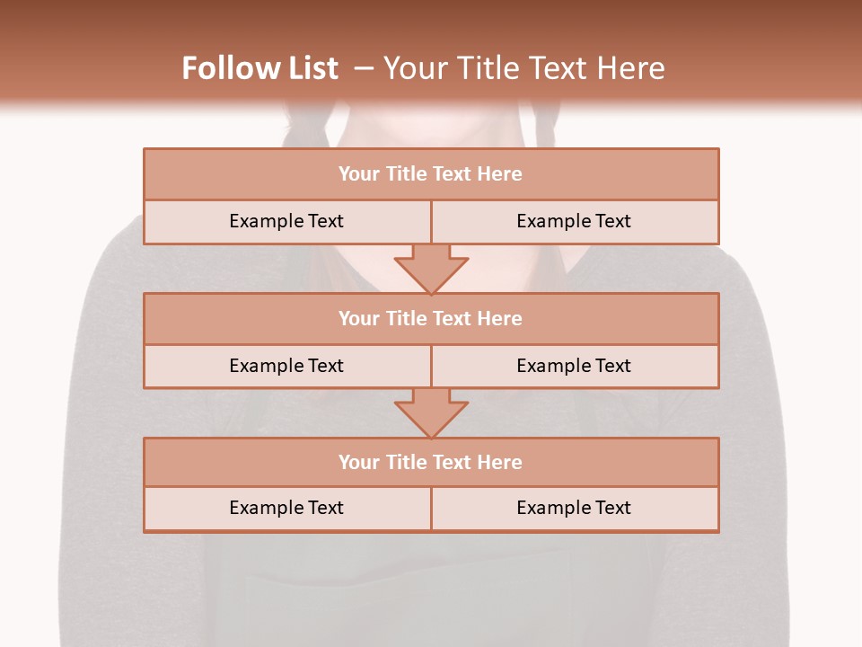 A Woman Wearing An Apron And A Hat PowerPoint Template