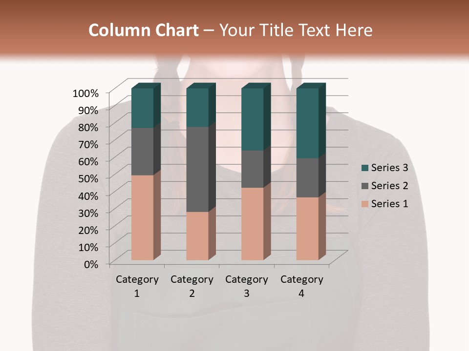 A Woman Wearing An Apron And A Hat PowerPoint Template